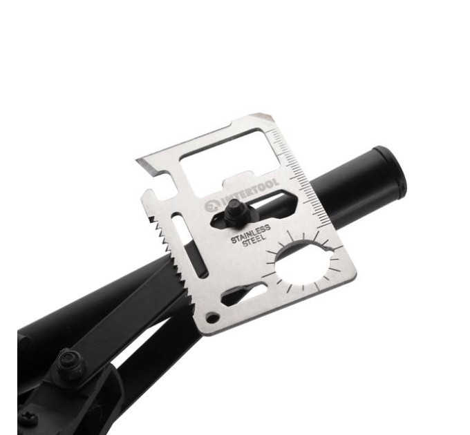 Картка мультитул 11 в 1 INTERTOOL HT-0589