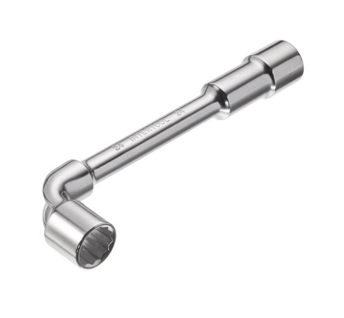 Ключ торцевой с отверстием L-образный 24 мм INTERTOOL HT-1624