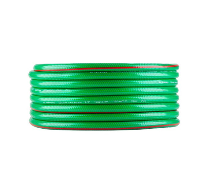 Шланг для воды 4 слойный, 1/2", 30 м, армированный, PVC INTERTOOL GE-4105