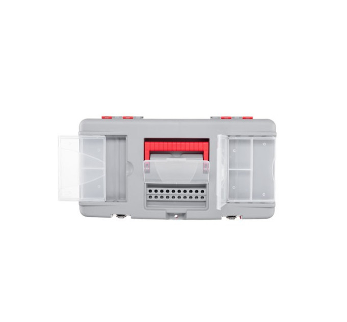 Ящик для інструментів з металевими замками 18" 480*250*230 мм INTERTOOL BX-0518