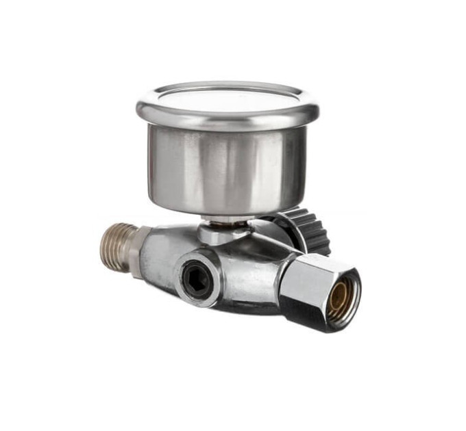 Регулятор давления для краскопультов 1/4", профессиональный INTERTOOL PT-1423