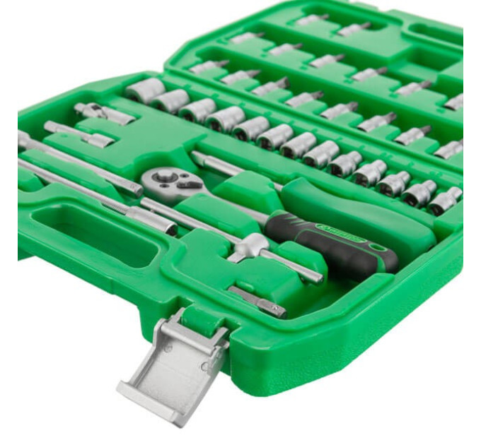 Набор инструментов, 46 ед., 1/4" INTERTOOL ET-6046SP