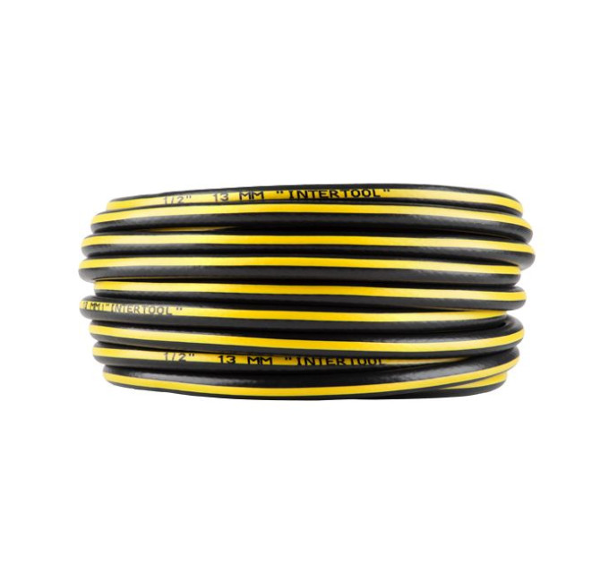 Шланг для воды 4 слойный, 1/2", 20 м, армированный, PVC INTERTOOL GE-4103