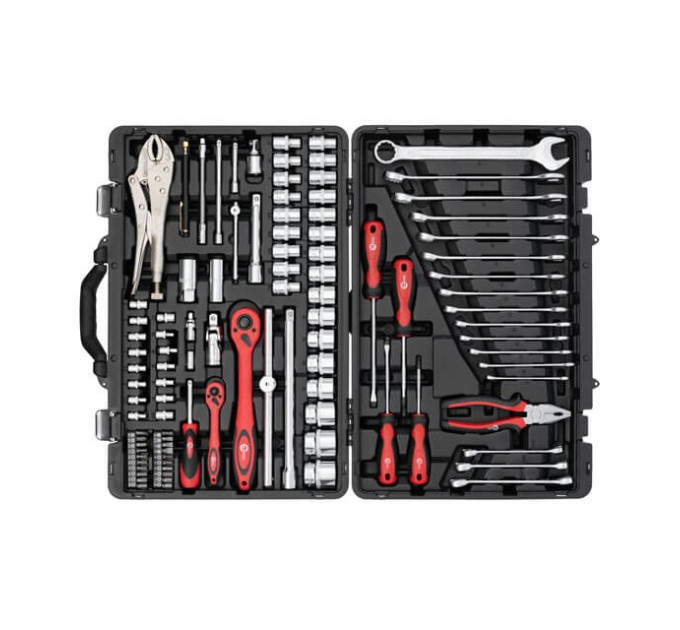 Профессиональный набор инструментов 1/4", 1/2", 101 ед., Cr-V INTERTOOL ET-7101