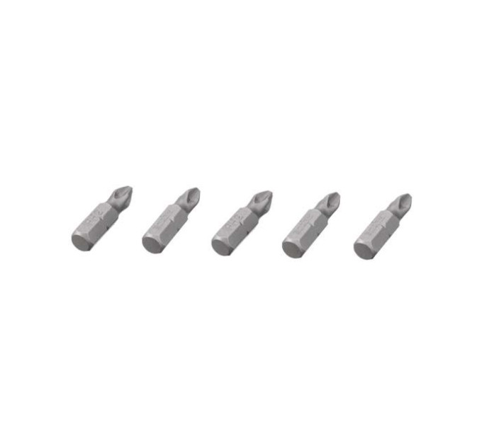 Комплект отверточных насадок PH2, ACR, S2, 5 ед., STORM INTERTOOL VT-0207
