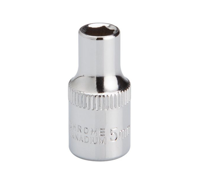 Головка шестигранная STORM 1/4", 5 мм, Cr-V INTERTOOL ET-0434