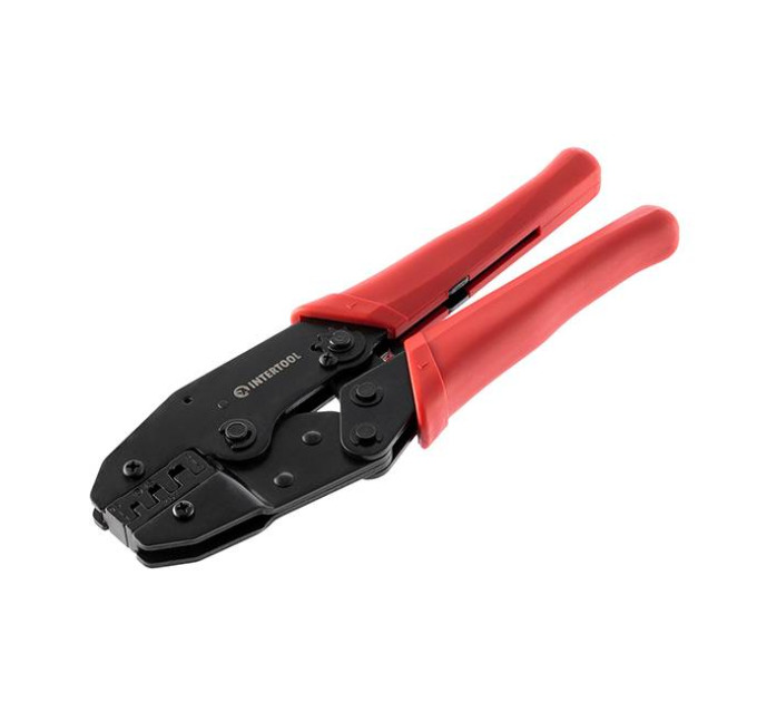 Клещи для обжатия контактов (0,5 – 1/1,5 – 2,5/4 – 6 мм) INTERTOOL HT-7050