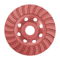 Фреза шлифовальная торцевая алмазная Turbo 125*22.2 мм INTERTOOL CT-6225