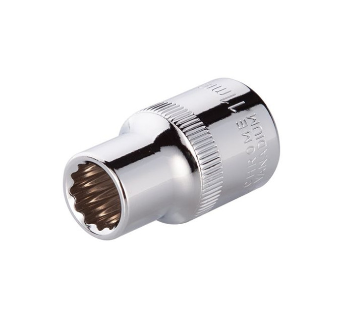 Головка двенадцатигранная STORM 1/2", 11 мм INTERTOOL ET-0211