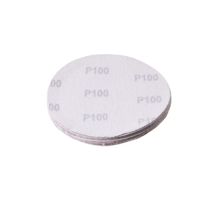 Круг наждачний самоклейний 125 мм, папір класу С, К100, 10 од. INTERTOOL BT-0510