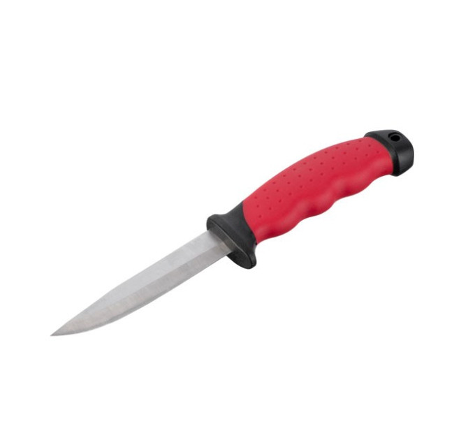 Ніж 100 мм, з чохлом, STORM INTERTOOL HT-0536