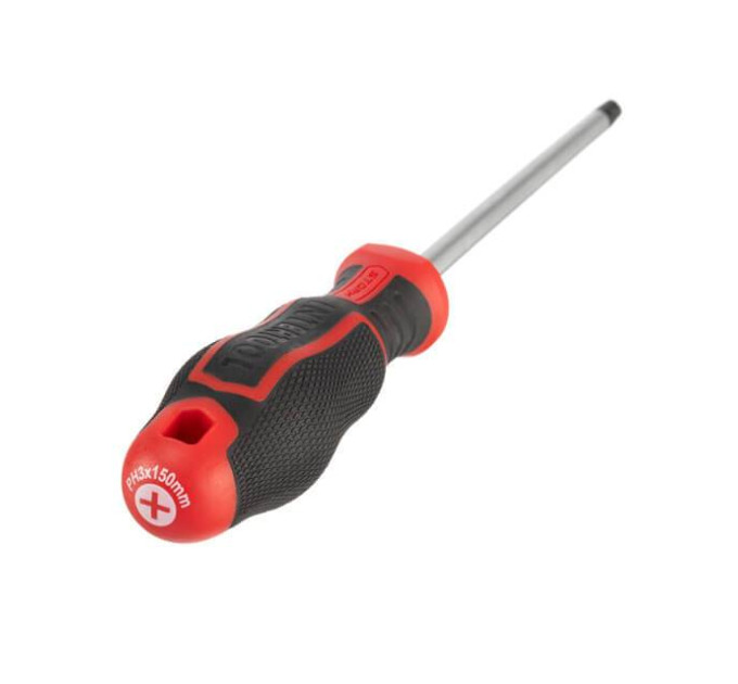 Отвертка крестовая PH3*150 мм, S2, STORM INTERTOOL VT-3424