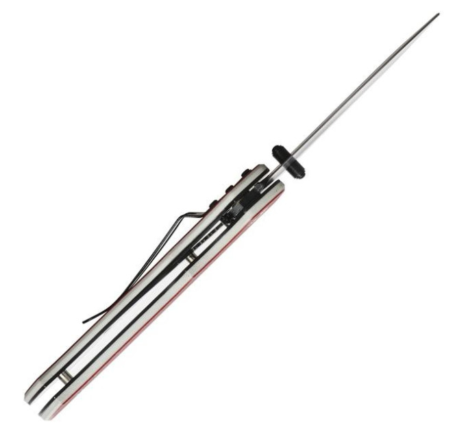 Ніж складаний, ручка з металевими вставками INTERTOOL HT-0595