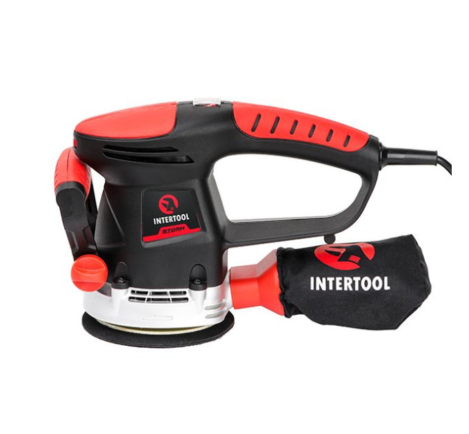 Шліфмашина ексцентрикова 480 Вт, 4000-14000 об/хв, 125 мм INTERTOOL WT-0542
