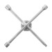 Ключ баллонный крестовый усиленный, 14"х355 мм, 16 мм, 17, 19, 21, 1/2" INTERTOOL HT-1604