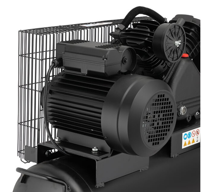 Компрессор STORM, 50 л, 3 кВт, 220 В, 10 атм, 500 л/мин, 2 цилиндра INTERTOOL PT-0016