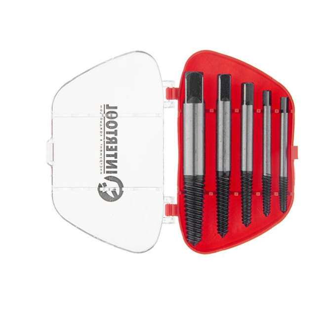 набор экстракторов для винтов 5 ед. INTERTOOL SD-8005