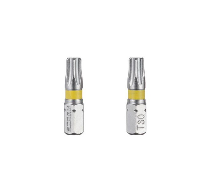 Комплект отверточных насадок Torx T30, S2, 2 ед., STORM INTERTOOL VT-0226