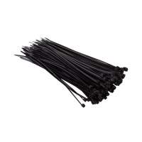 Хомут пластиковый 2,5*150 мм, черный, 100 ед. INTERTOOL TC-2516