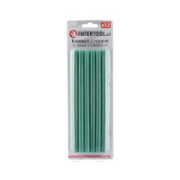 Комплект стрижнів клейових зелених 11,2*200 мм, 12 од. INTERTOOL RT-1057