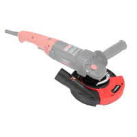 Кожух с отбором пыли для КШМ 125 мм, для шлифовки INTERTOOL ST-0004 Кожух с отбором пыли для КШМ 125 мм, для шлифовки INTERTOOL ST-0004