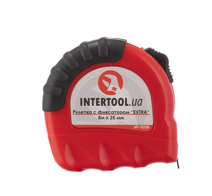Рулетка з металевим полотном 8 м * 25 мм "EXTRA" INTERTOOL MT-0208