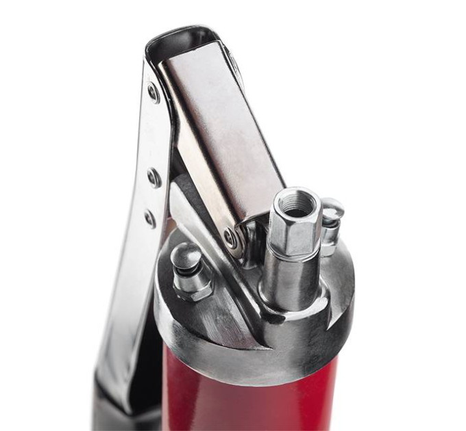 Шприц для смазки двухплунжерный 600 см³, гибкий шланг INTERTOOL HT-0060