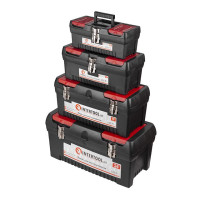 комплект ящиков для инструментов с металлическими замками, 4 ед. INTERTOOL BX-0004