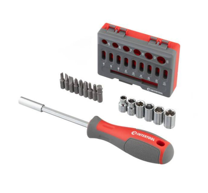 Викрутка з комплектом насадок 16 од. INTERTOOL VT-3345