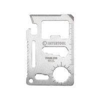 Картка мультитул 11 в 1 INTERTOOL HT-0589 Картка мультитул 11 в 1 INTERTOOL HT-0589