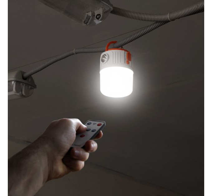 Фонарь для кемпинга, солнечная панель, ДУ, STORM INTERTOOL LB-0214
