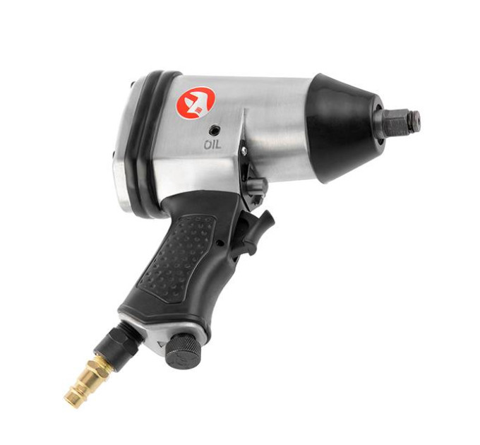 Гайковерт пневматический 1/2", набор головок 17 ед., кейс INTERTOOL PT-1101
