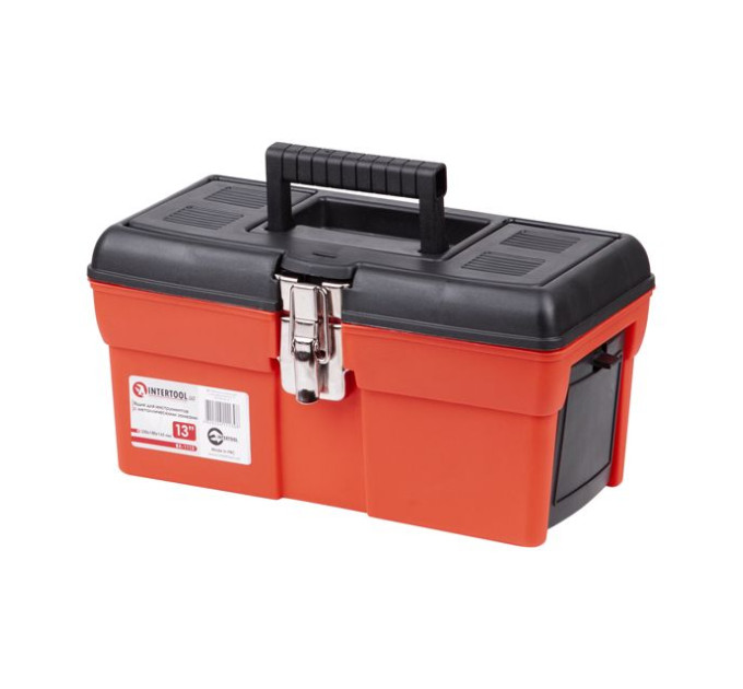 Ящик для инструмента с металлическими замками 13" 330*180*165 мм INTERTOOL BX-1113