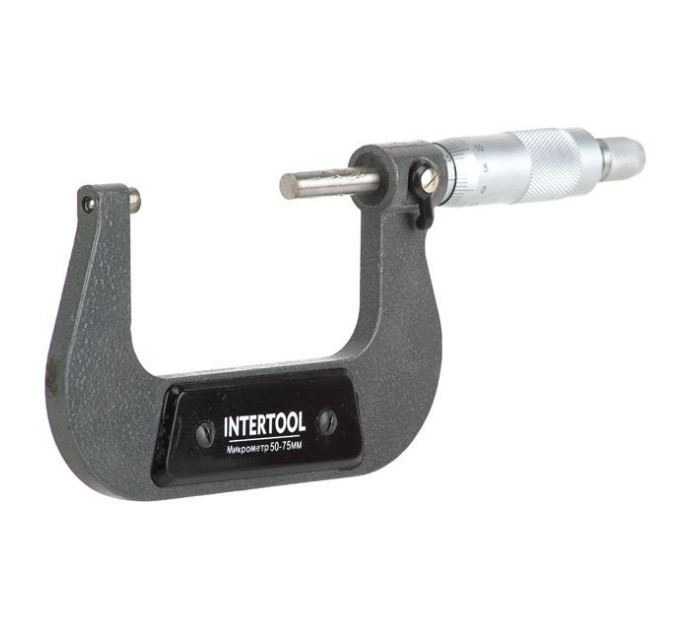 Микрометр 50-75 мм INTERTOOL MT-3043