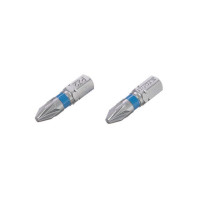 Комплект викруткових насадок PZ2, S2, 2 од., STORM INTERTOOL VT-0221