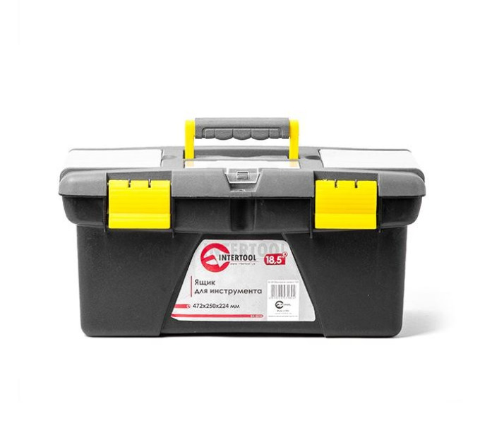 Ящик для инструмента 18.5" 472*250*224 мм INTERTOOL BX-0318