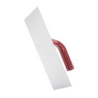 Затирка стальная оцинкованная 280*130 мм, 4*4 мм INTERTOOL KT-0004