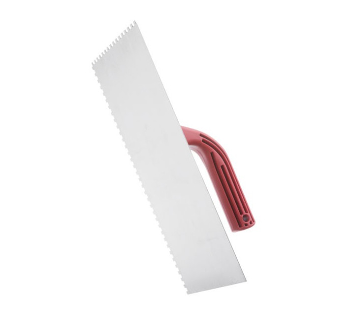 Затирка стальная оцинкованная 280*130 мм, 4*4 мм INTERTOOL KT-0004