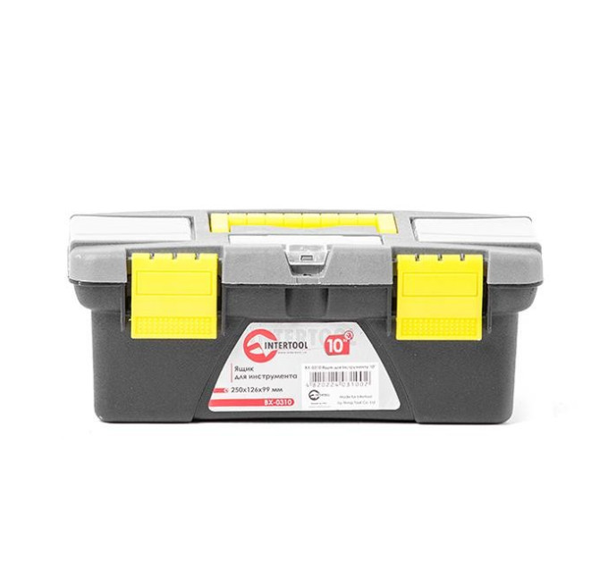 Ящик для інструментів 10" 250*126*99 мм INTERTOOL BX-0310