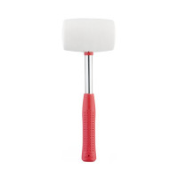 Киянка гумова 680 г, бiла гума, металева ручка INTERTOOL HT-0235
