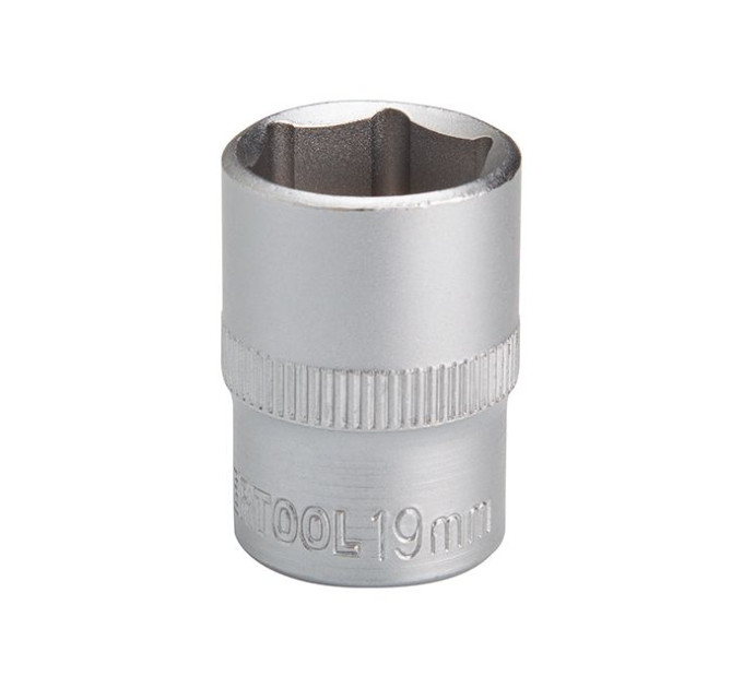 Головка шестигранная 1/2", 19 мм INTERTOOL ET-2019