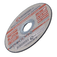 Диск отрезной по металлу 115*2.0*22.2 мм INTERTOOL CT-4004