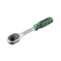 Рукоятка с храповым механизмом 3/8", 72 зуба, Cr-V INTERTOOL HT-2125