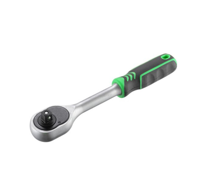 Рукоятка с храповым механизмом 3/8", 72 зуба, Cr-V INTERTOOL HT-2125