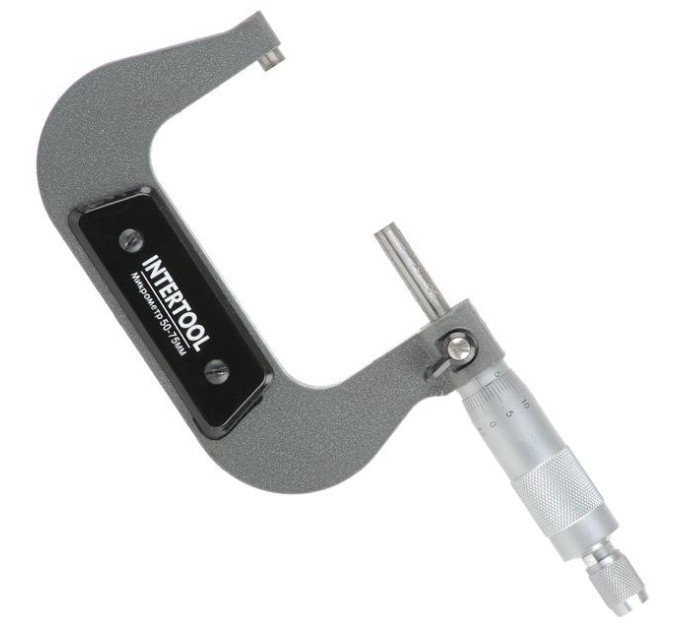 Микрометр 50-75 мм INTERTOOL MT-3043