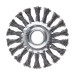 Щетка кольцевая 115*22.2 мм (пучки витой проволоки) INTERTOOL BT-7115