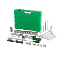 набор инструментов 1/2", 1/4", 82 ед. INTERTOOL ET-6082SP