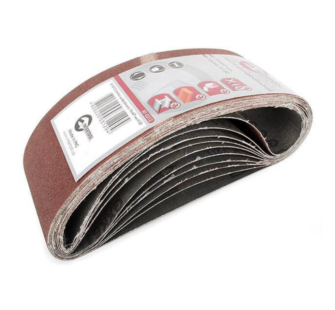 Лента шлифовальная 75*457 мм, К120, 10 ед. INTERTOOL BT-0312