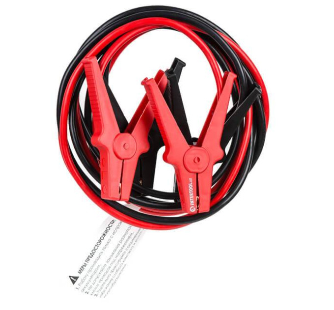 Пускові дроти 400 А, 3 м, до -40°C, чохол INTERTOOL AT-3044