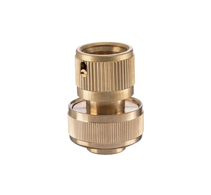 Конектор латунний 1/2" на шланг 3/4" STORM INTERTOOL GE-1220